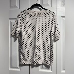 Talbots Polka Dot Short Sleeved Top